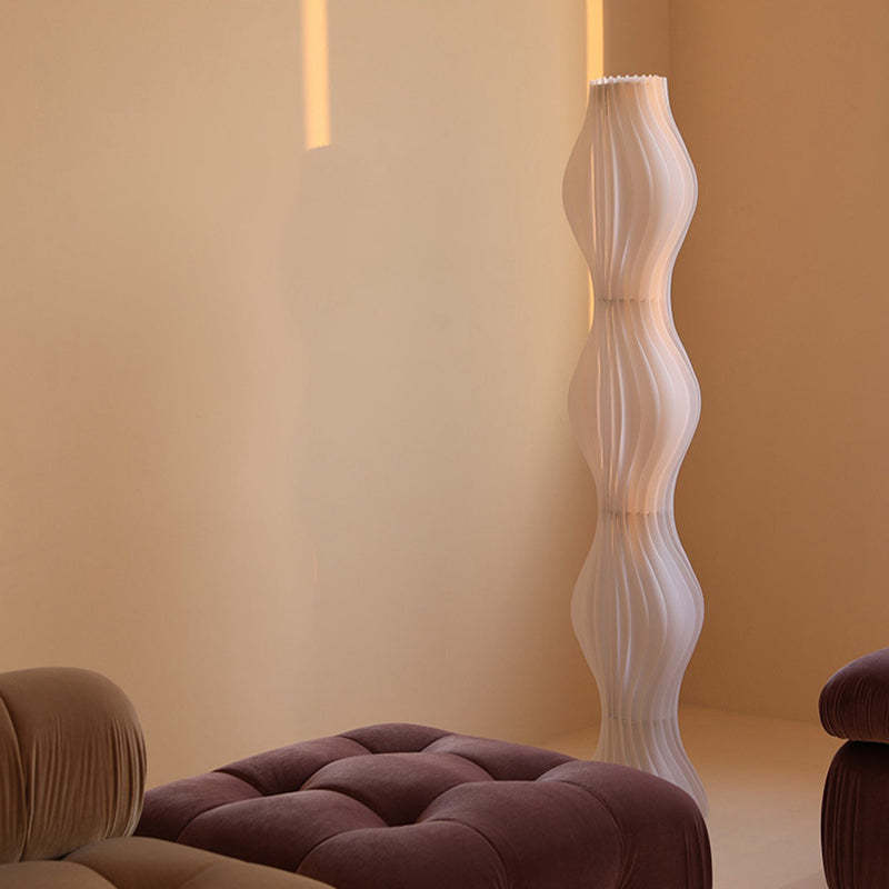 Mira LED Lampadaire Blanc Chambre à coucher Salon  Salle d'étude - image 5 | Maison Opale