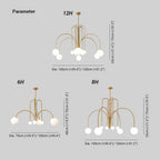 Monica Suspension Multi Simple Verre Chambre à Coucher/Salon - image 4 | Maison Opale