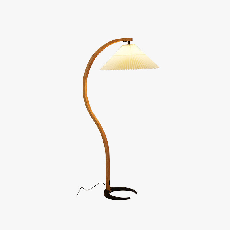 Muto Design LED Lampadaire Métal/Bois Chambre/Salon Intérieur - image 1 | Maison Opale