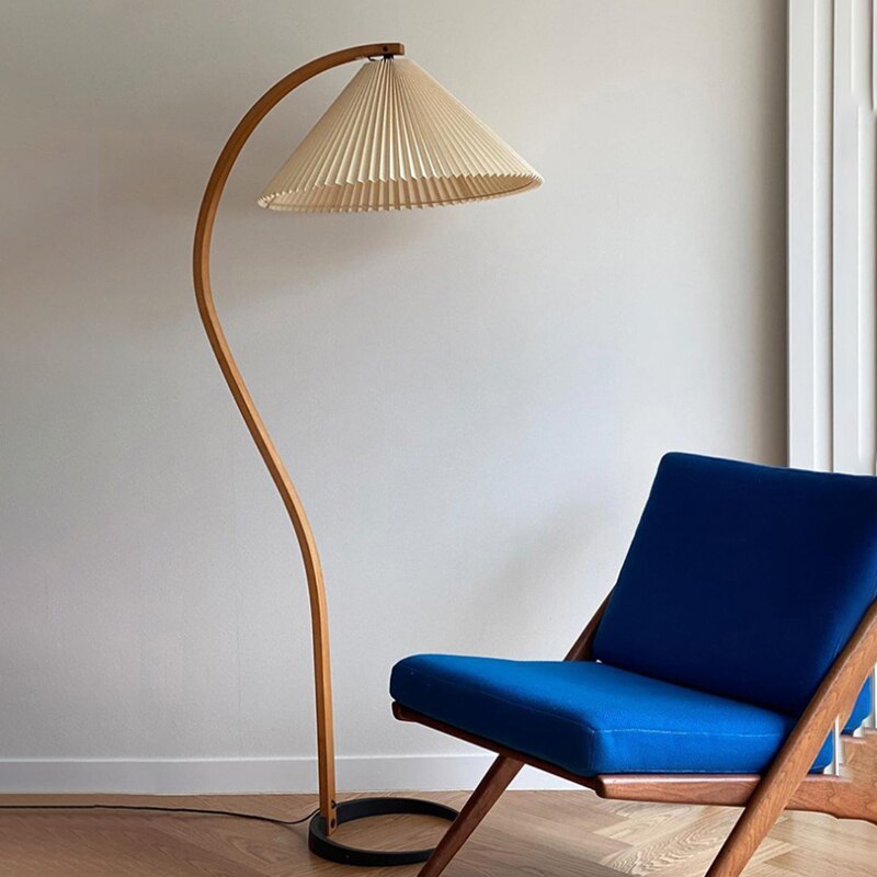 Muto Design LED Lampadaire Métal/Bois Chambre/Salon Intérieur - image 3 | Maison Opale