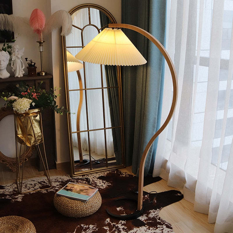 Muto Design LED Lampadaire Métal/Bois Chambre/Salon Intérieur - image 6 | Maison Opale