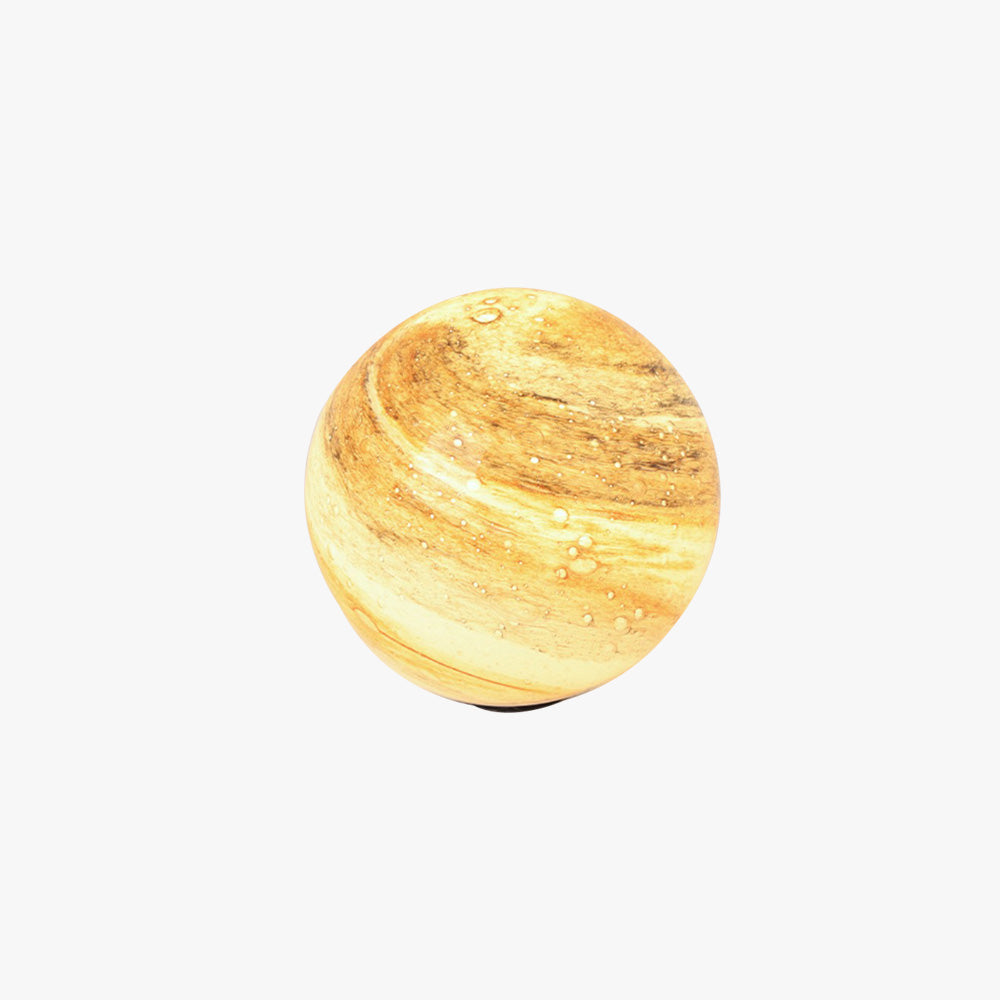Myrah Lampadaire Boule Moderne Bleu/Curry de Lait Jardin - image 1 | Maison Opale