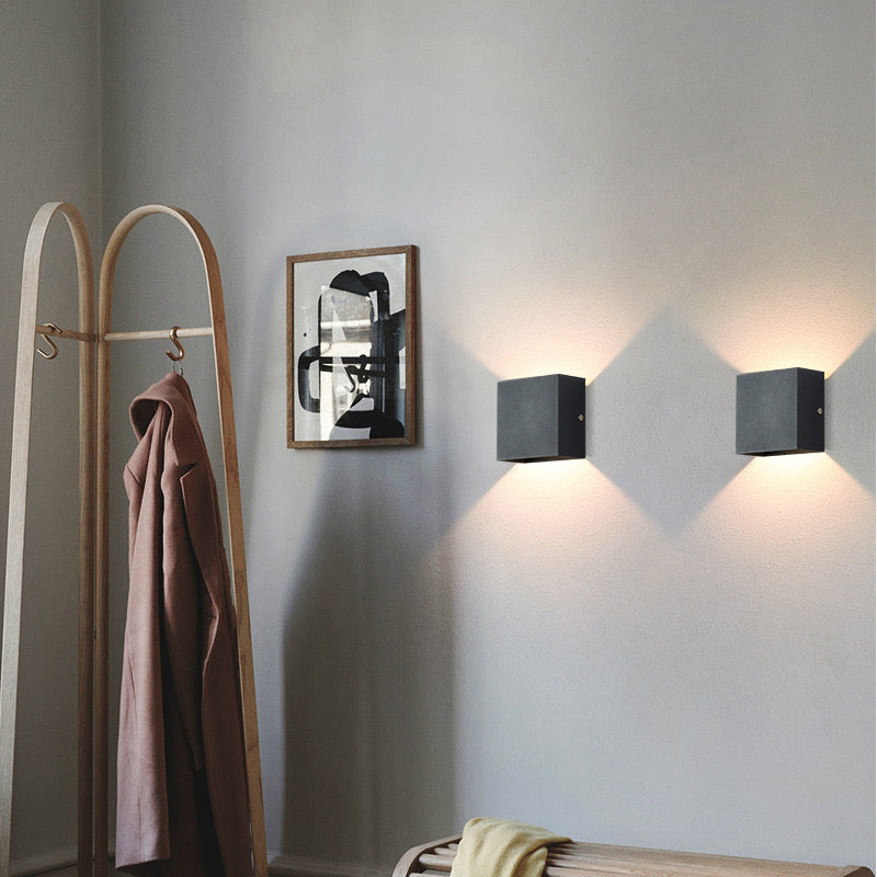 Nexu Applique Murale Carrrée Minimaliste  Intérieur/Extérieur - image 21 | Maison Opale