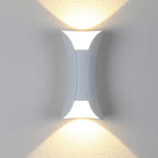 Noxel Applique Murale Simple Noir/Blanc/Or. Cour - image 19 | Maison Opale