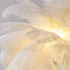 O'Moore Lampadaire Arbre Design Plume/Métal Blanc/Rose/Khaki Salon - image 8 | Maison Opale