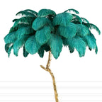 Lampadaire Fleur Luxe Plume/Métal Coloré Salon - image 17 | Maison Opale