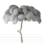 Lampadaire Fleur Luxe Plume/Métal Coloré Salon - image 18 | Maison Opale