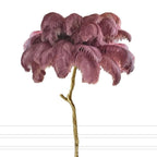 Lampadaire Fleur Luxe Plume/Métal Coloré Salon - image 21 | Maison Opale