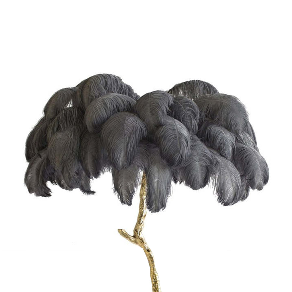 Lampadaire Fleur Luxe Plume/Métal Coloré Salon - image 23 | Maison Opale