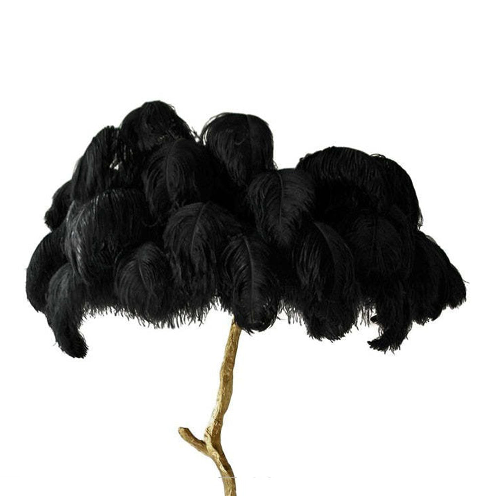 Lampadaire Fleur Luxe Plume/Métal Coloré Salon - image 24 | Maison Opale