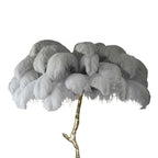 Lampadaire Fleur Luxe Plume/Métal Coloré Salon - image 25 | Maison Opale