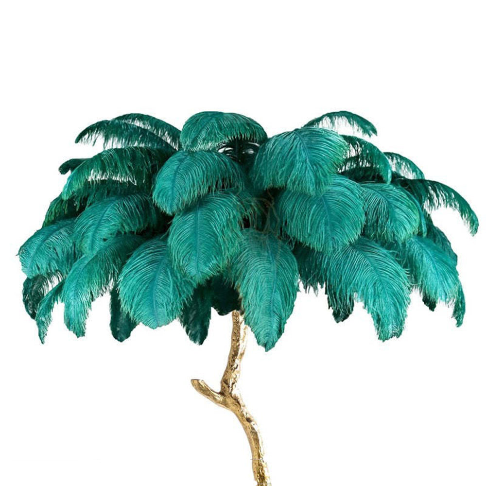 Lampadaire Fleur Luxe Plume/Métal Coloré Salon - image 28 | Maison Opale