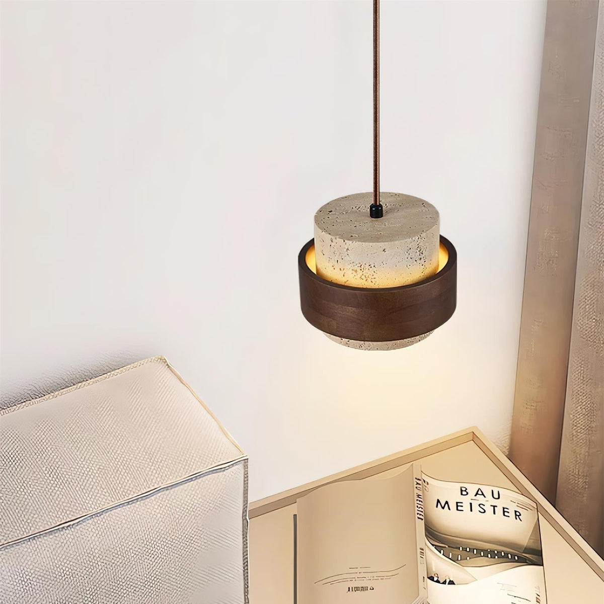 Perra Suspension Travertin - image 5 | Maison Opale