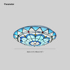 Quana Plafonnier Hémicycle Moderne. Verre. Coloré. Salon - image 4 | Maison Opale
