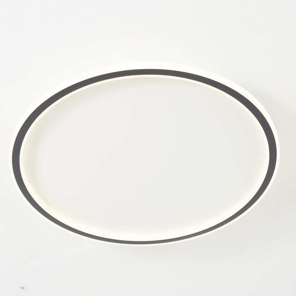 Quasso Plafonnier Rond ModerneBlanc/Noir. Salon - image 10 | Maison Opale