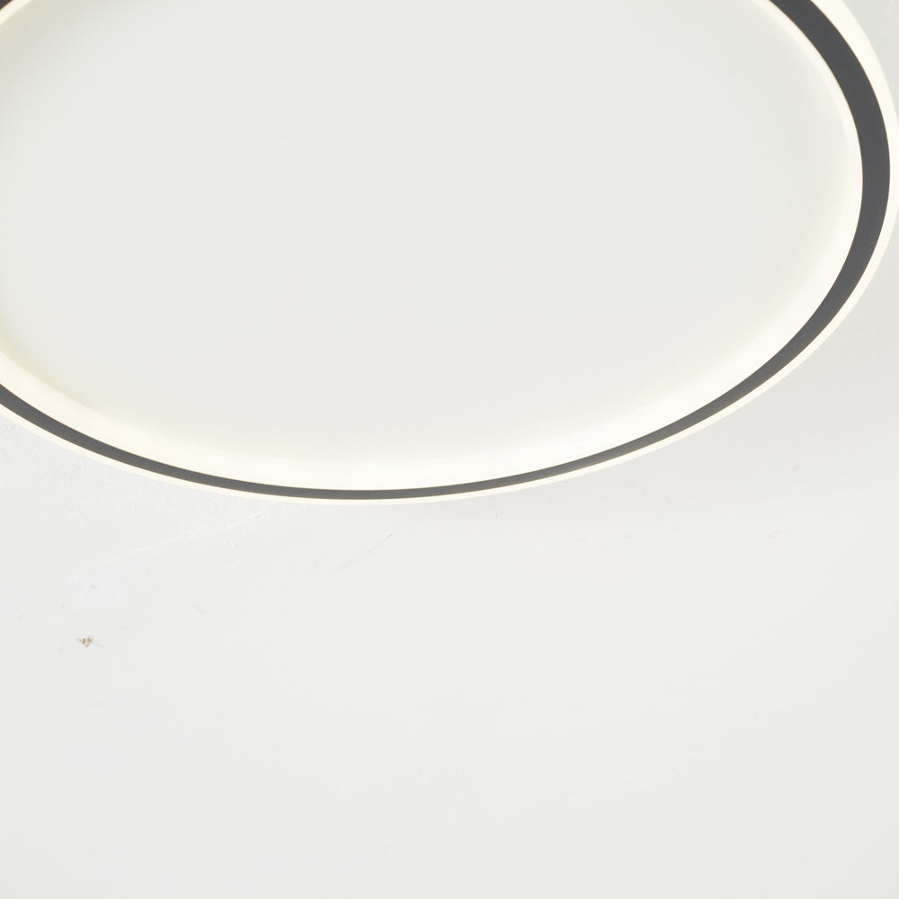 Quasso Plafonnier Rond ModerneBlanc/Noir. Salon - image 18 | Maison Opale