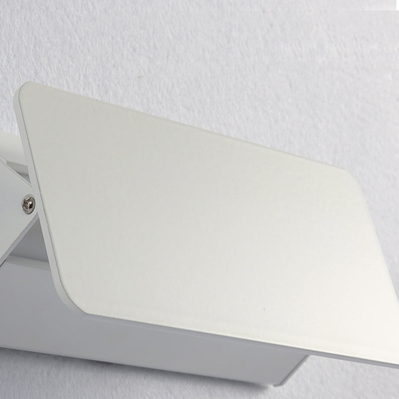 Ray Applique Murale Rectangulaire Moderne, Métal,  Blanc, Jardin - image 20 | Maison Opale