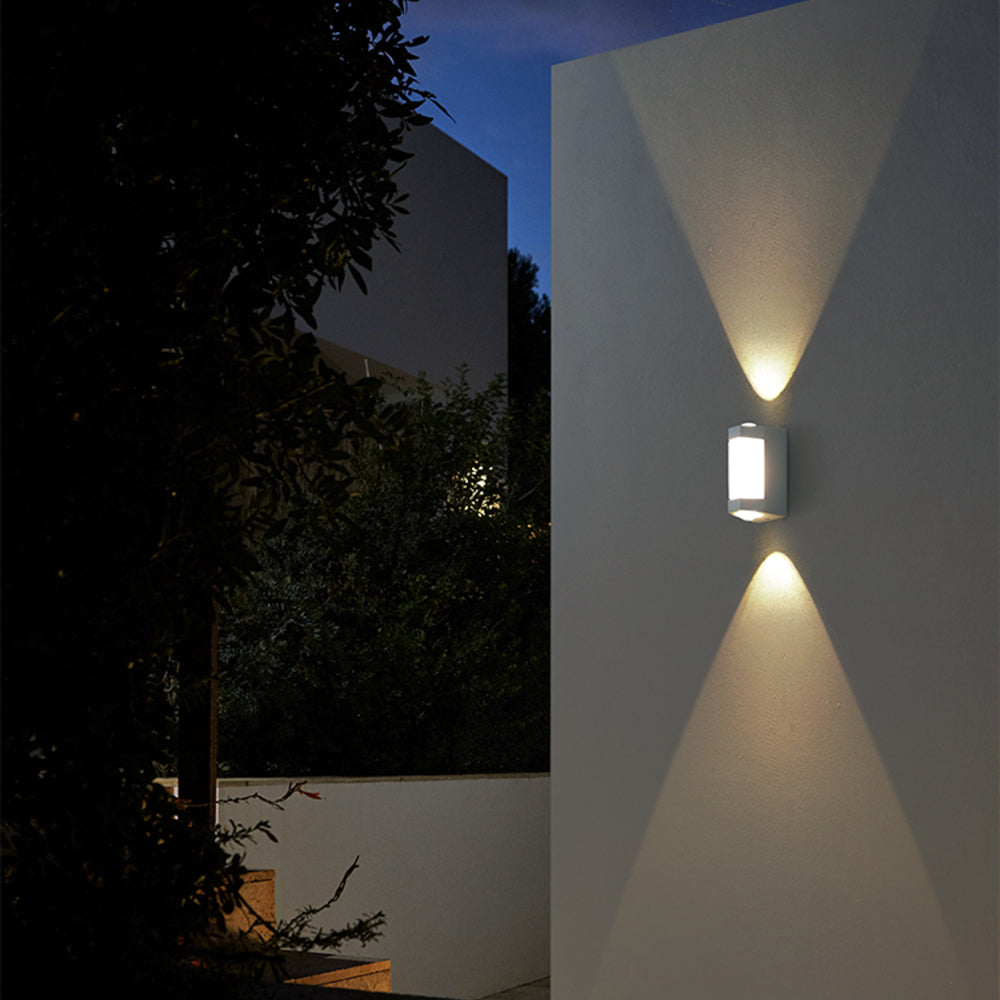 Ray Design LED Applique Murale Blanc/Noir Métal/Acrylique Extérieur - image 4 | Maison Opale