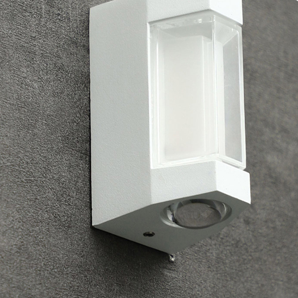 Ray Design LED Applique Murale Blanc/Noir Métal/Acrylique Extérieur - image 7 | Maison Opale