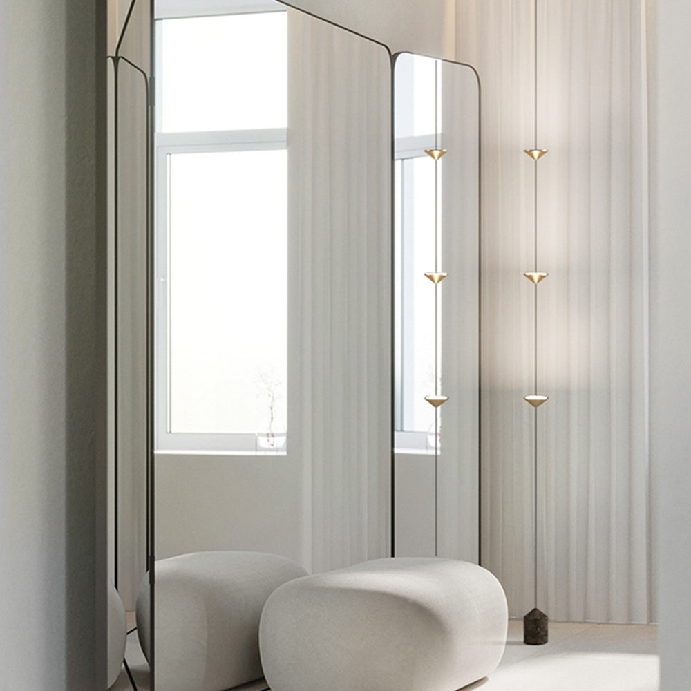 Ray Lampadaire Linéaire Minimaliste, 3 Ampoules, Chambre - image 5 | Maison Opale