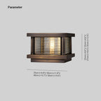 Ray Lampe de Poteau, 3 Couleur, L 25/30/40/50CM - image 4 | Maison Opale