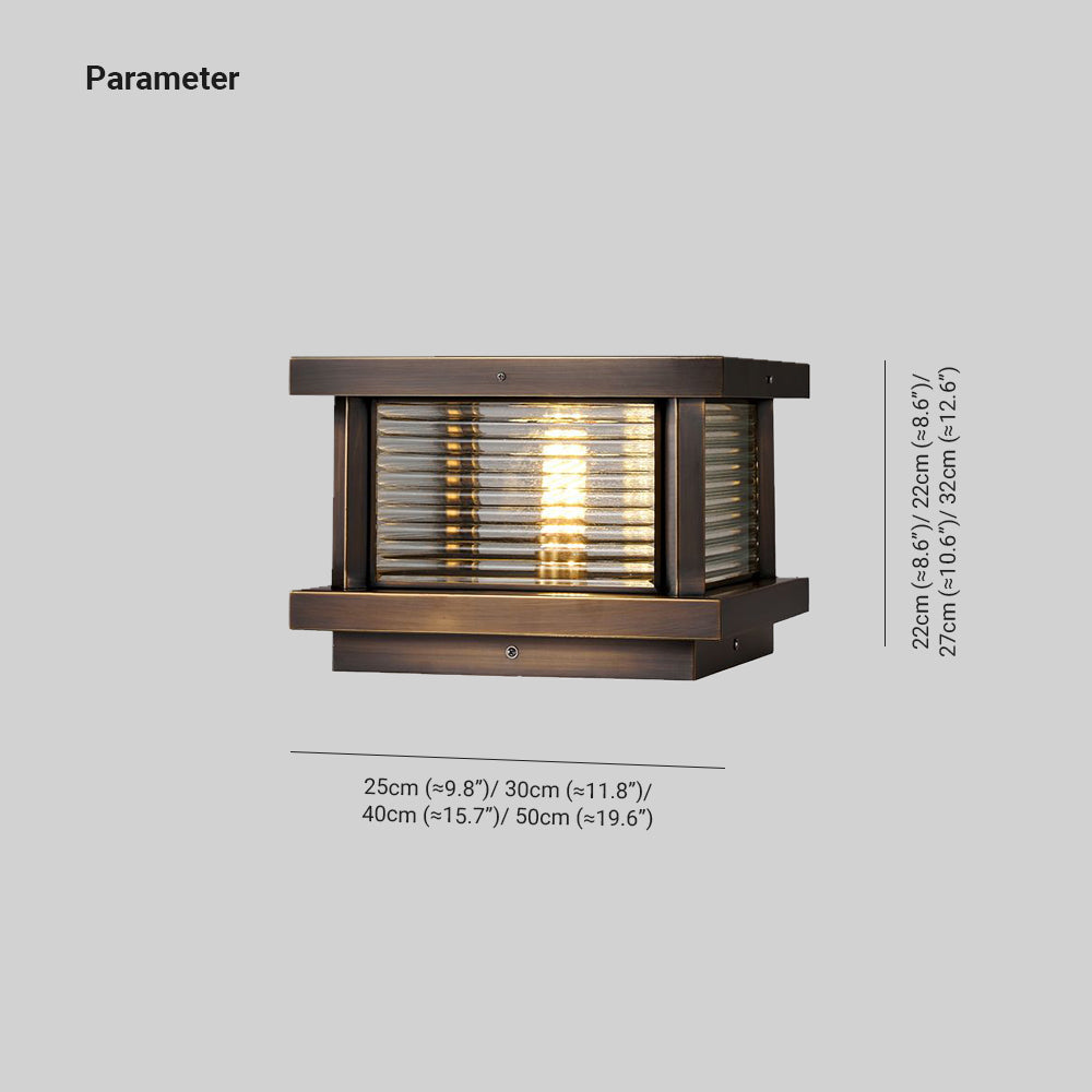 Ray Lampe de Poteau, 3 Couleur, L 25/30/40/50CM - image 4 | Maison Opale