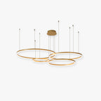 Remi Suspension Anneau Moderne Métal Noir/Doré/Café Salon - image 1 | Maison Opale