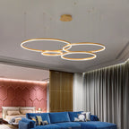 Remi Suspension Anneau Moderne Métal Noir/Doré/Café Salon - image 13 | Maison Opale
