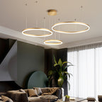 Remi Suspension Anneau Moderne Métal Noir/Doré/Café Salon - image 16 | Maison Opale