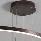 Remi Suspension Anneau Moderne Métal Noir/Doré/Café Salon - image 22 | Maison Opale