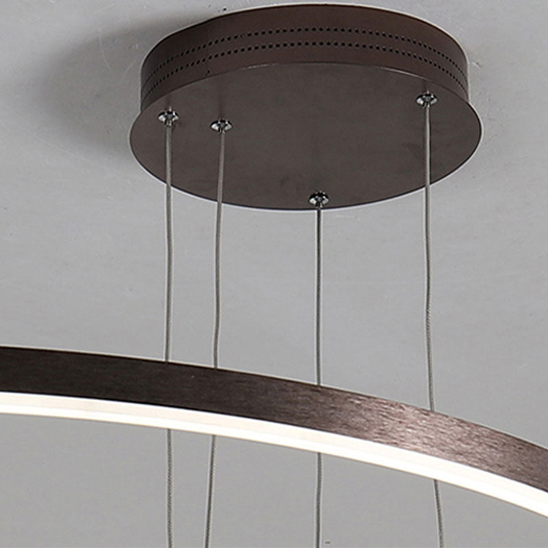 Remi Suspension Anneau Moderne Métal Noir/Doré/Café Salon - image 22 | Maison Opale
