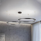 Remi Suspension Anneau Moderne Métal Noir/Doré/Café Salon - image 27 | Maison Opale