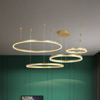 Remi Suspension Anneau Moderne Métal Noir/Doré/Café Salon - image 29 | Maison Opale