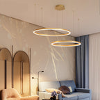 Remi Suspension Anneau Moderne Métal Noir/Doré/Café Salon - image 3 | Maison Opale