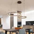 Remi Suspension Anneau Moderne Métal Noir/Doré/Café Salon - image 31 | Maison Opale