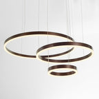 Remi Suspension Anneau Moderne Métal Noir/Doré/Café Salon - image 36 | Maison Opale