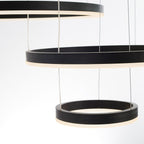 Remi Suspension Anneau Moderne Métal Noir/Doré/Café Salon - image 39 | Maison Opale