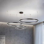 Remi Suspension Anneau Moderne Métal Noir/Doré/Café Salon - image 45 | Maison Opale