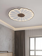 Solara Plafonnier Feuille de Lotus avec Finition Bois - image 12 | Maison Opale