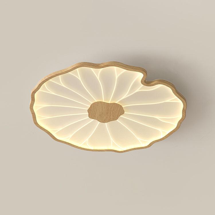 Solara Plafonnier Feuille de Lotus avec Finition Bois - image 14 | Maison Opale