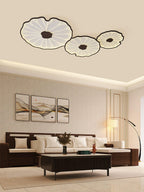 Solara Plafonnier Feuille de Lotus avec Finition Bois - image 2 | Maison Opale