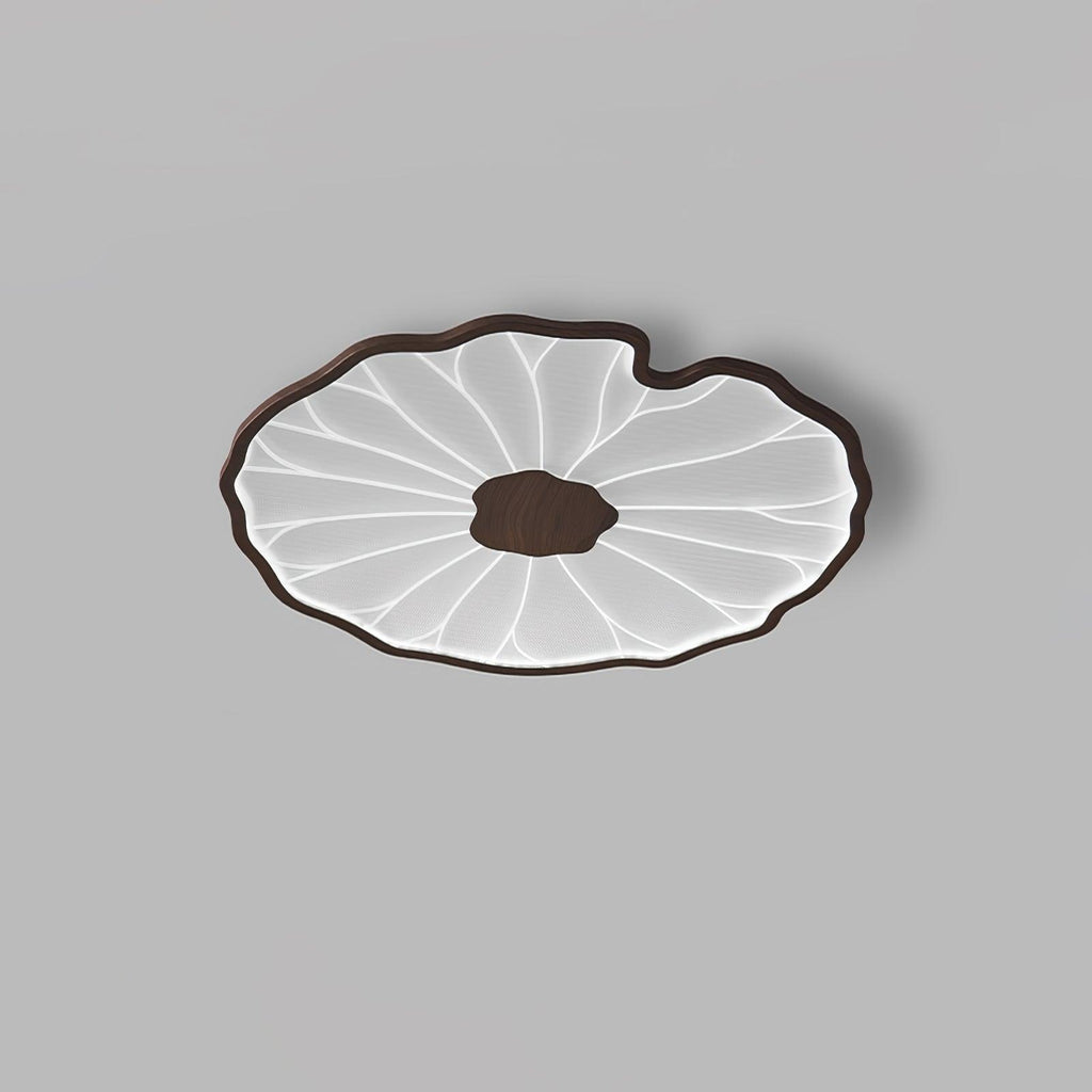Solara Plafonnier Feuille de Lotus avec Finition Bois - image 21 | Maison Opale
