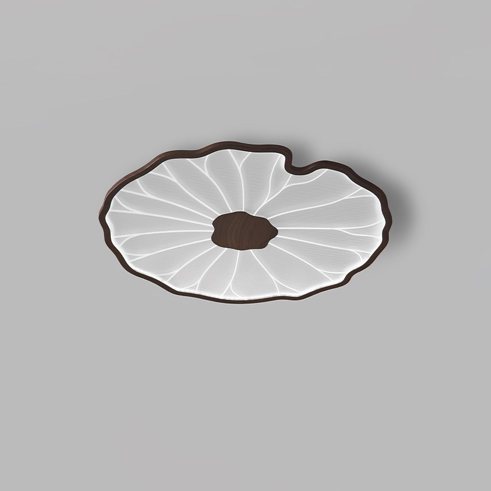 Solara Plafonnier Feuille de Lotus avec Finition Bois - image 21 | Maison Opale