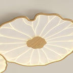 Solara Plafonnier Feuille de Lotus avec Finition Bois - image 23 | Maison Opale