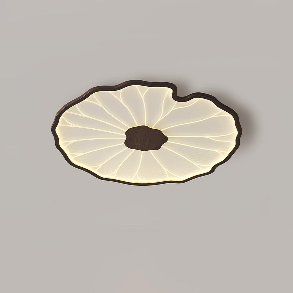 Solara Plafonnier Feuille de Lotus avec Finition Bois - image 24 | Maison Opale