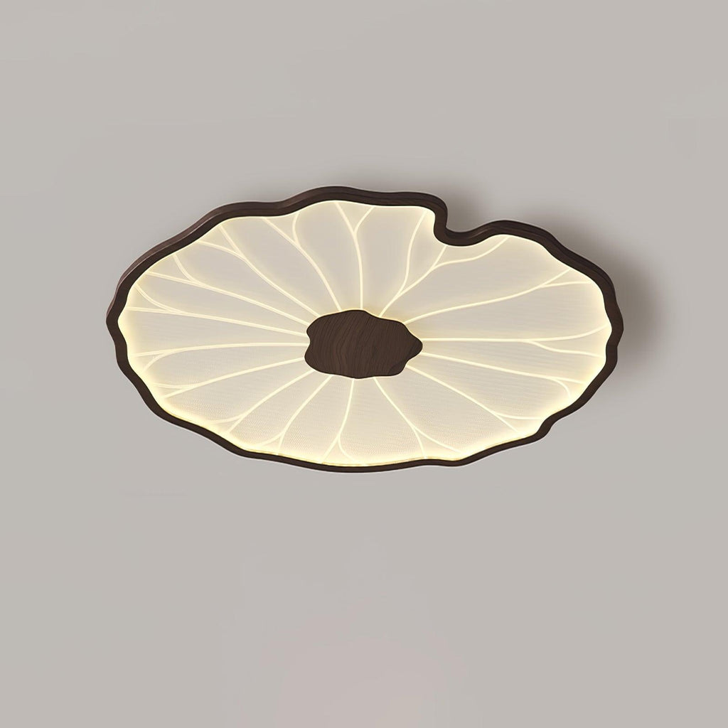 Solara Plafonnier Feuille de Lotus avec Finition Bois - image 34 | Maison Opale