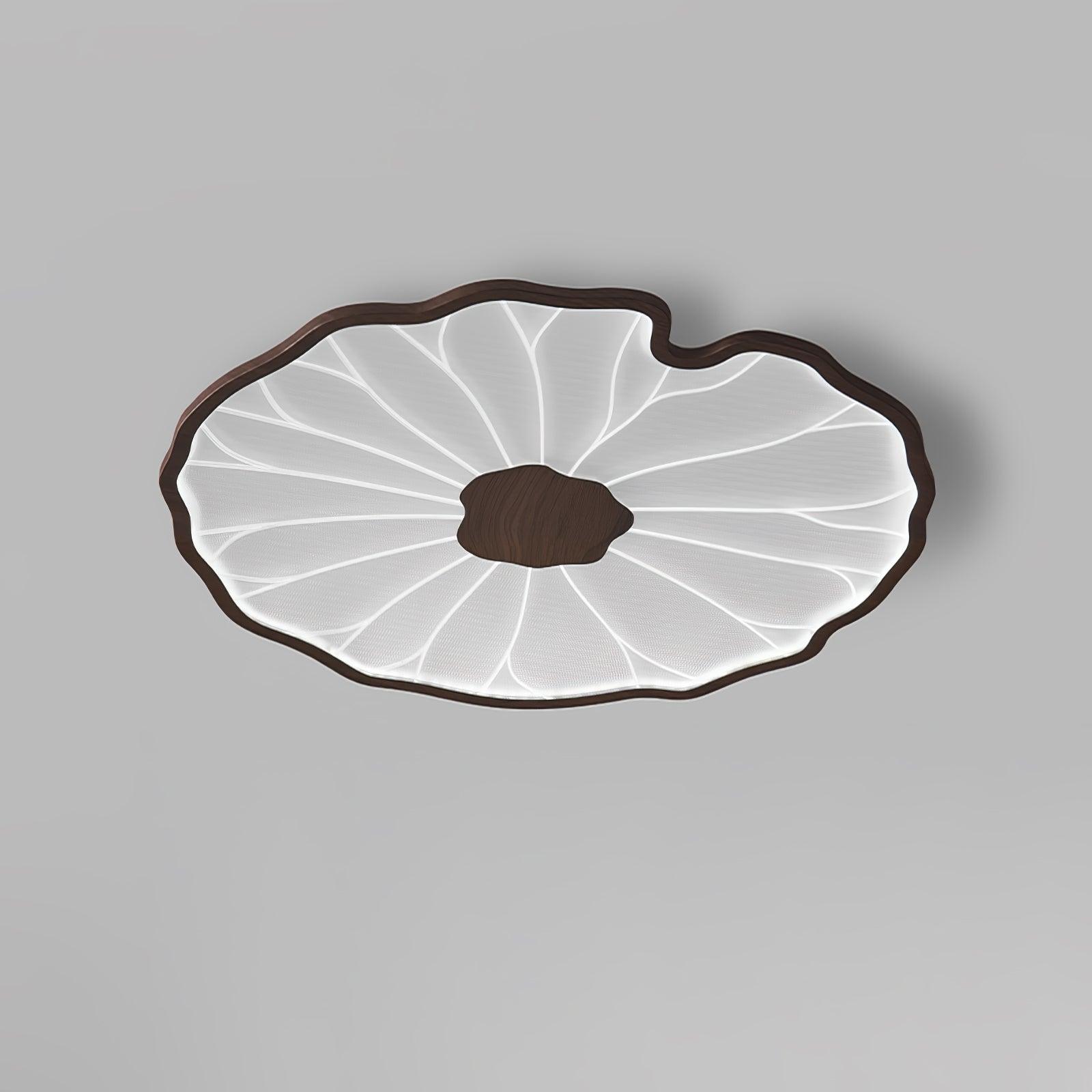 Solara Plafonnier Feuille de Lotus avec Finition Bois - image 39 | Maison Opale