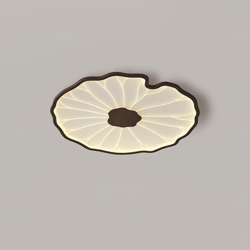 Solara Plafonnier Feuille de Lotus avec Finition Bois - image 6 | Maison Opale