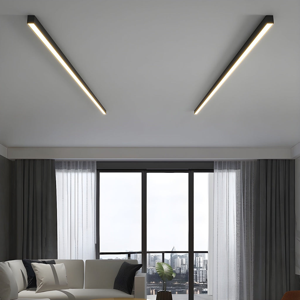 Solara Plafonnier Linéaire Ultra Fin Minimaliste Fonctionnel - image 16 | Maison Opale