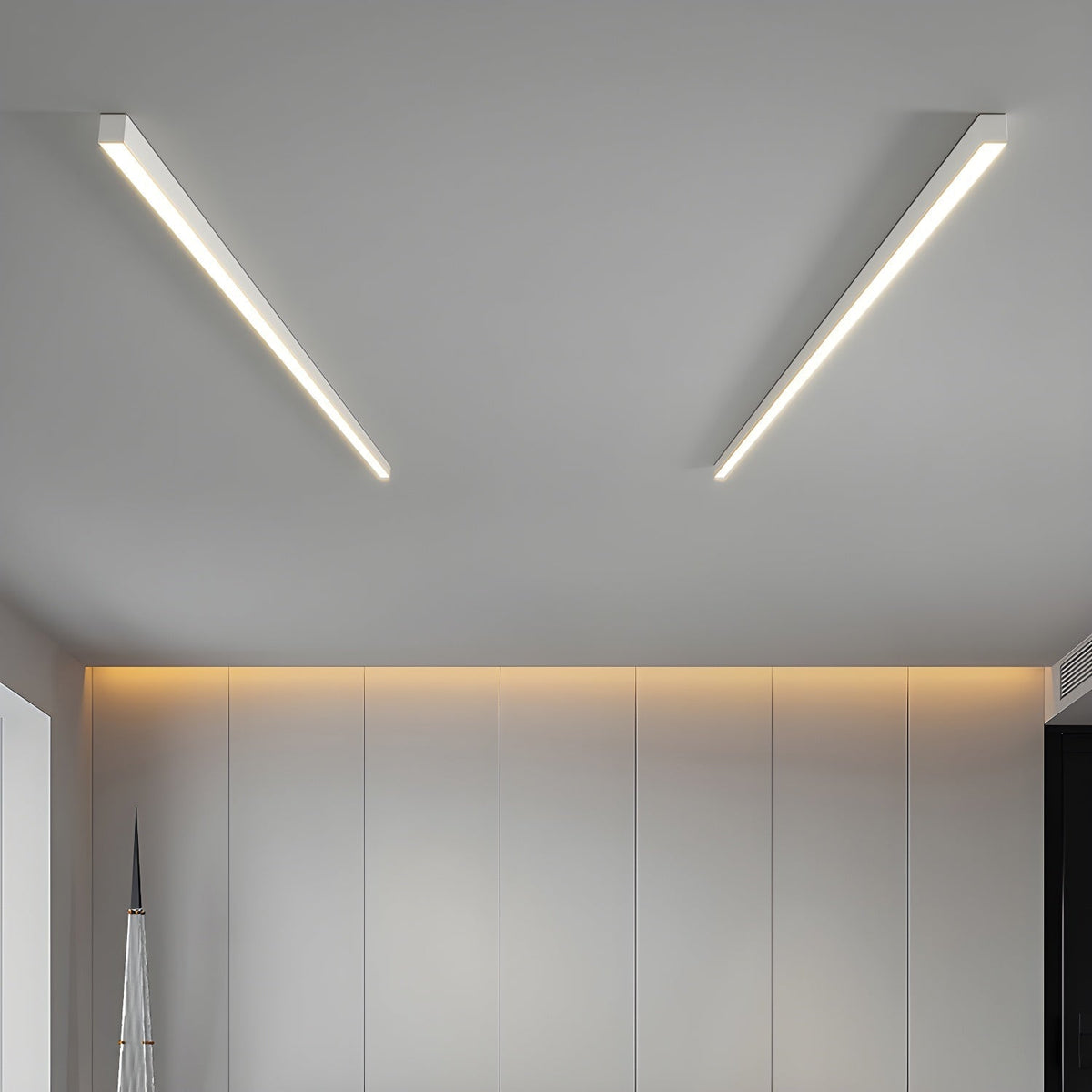 Solara Plafonnier Linéaire Ultra Fin Minimaliste Fonctionnel - image 22 | Maison Opale